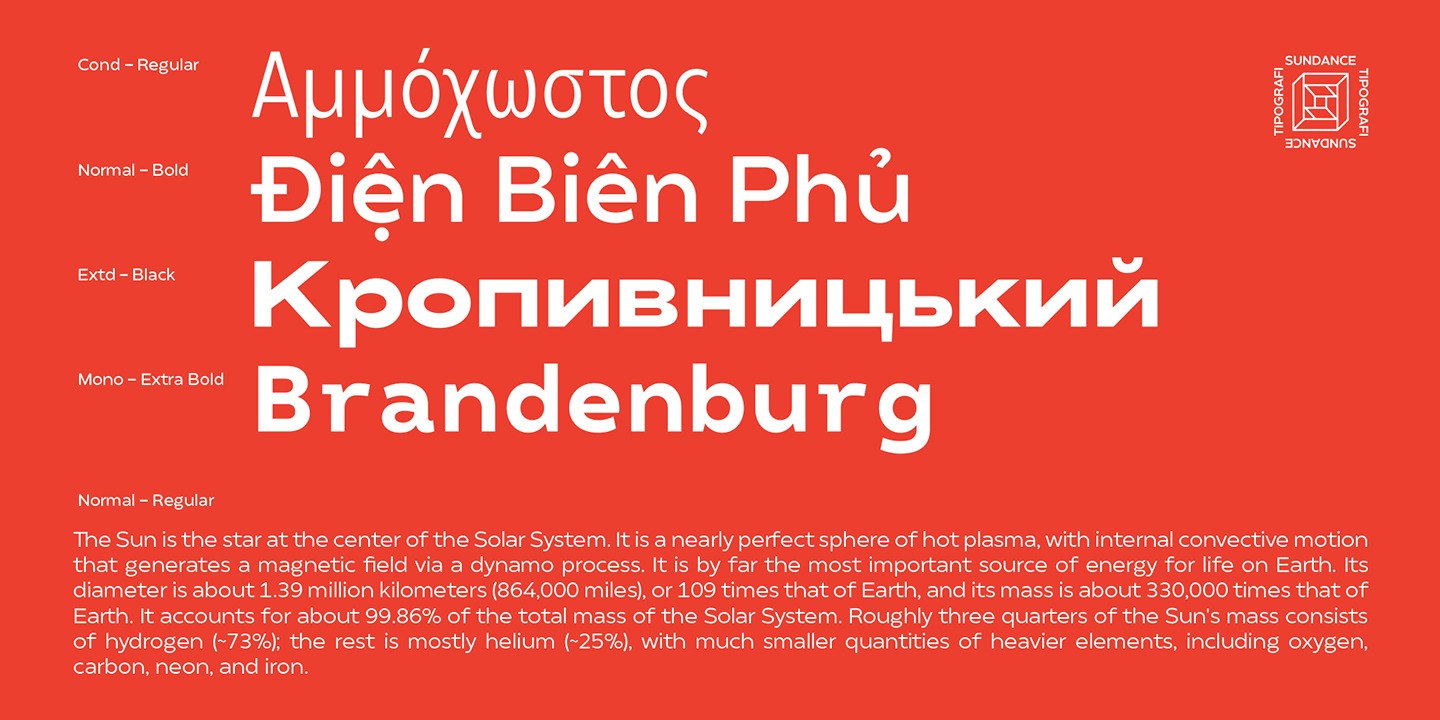 Пример шрифта Matahari Sans Condensed 700 Bold Oblique